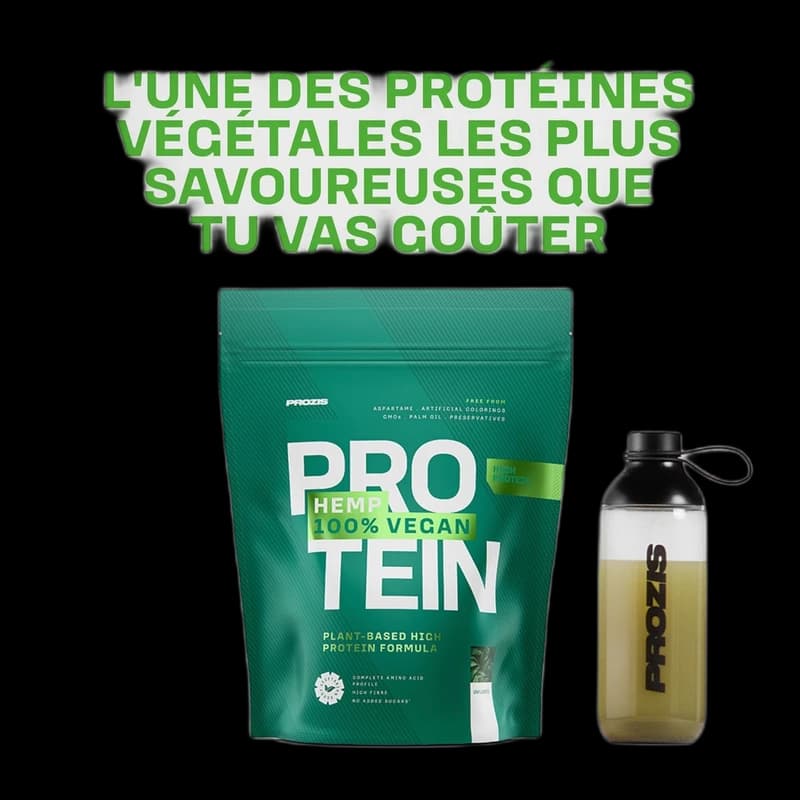 Prozis 100% Protéines de Chanvre 900 g