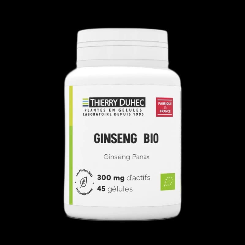 Thierry Duhec Ginseng Panax bio