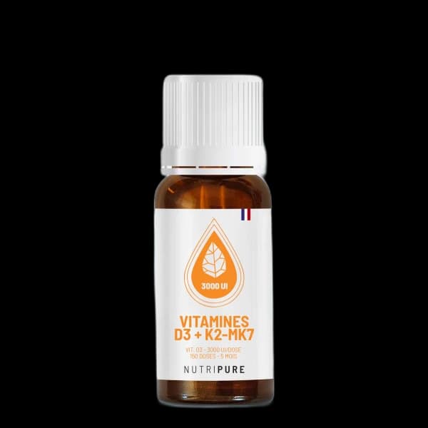 Nutripure Vitamine D3 K2-MK7 3000 UI