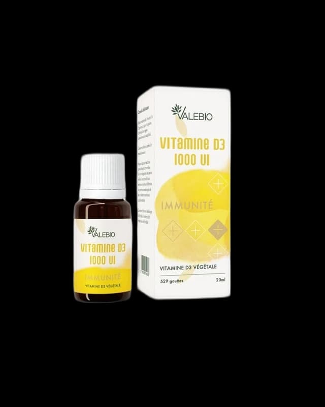 Valebio Vitamine D3 végétale gouttes