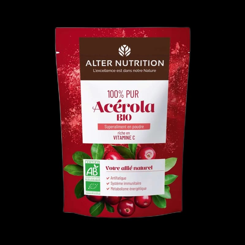 Alter Nutrition Acerola bio lyophilisee en poudre 50g