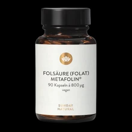 Sunday Natural Acide folique Metafolin 800