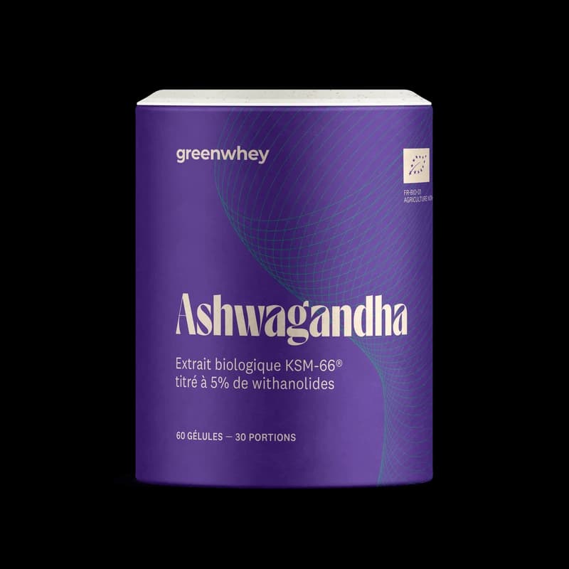 GreenWhey Ashwagandha Bio KSM-66 1000mg 5%