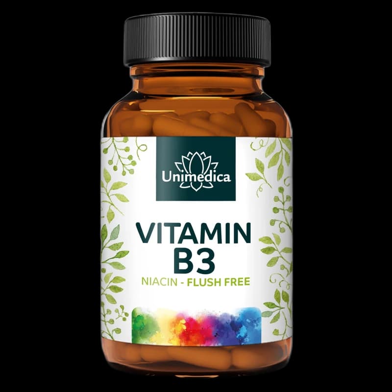Unimedica Vitamine B3 niacine Flush Free 500mg