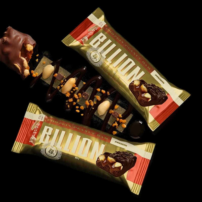 Prozis Billion - Barre Protéinée aux Cacahouètes x 2