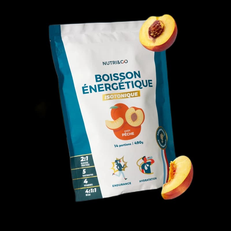 Nutri&Co Boisson énergétique isotonique Pêche