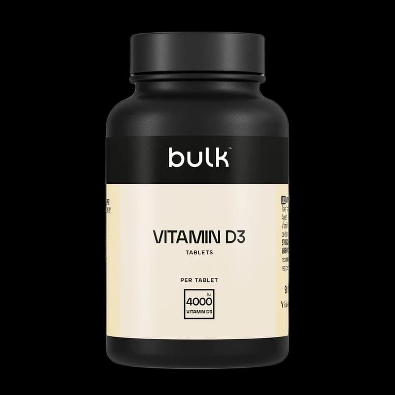 Bulk Vitamine D3 4000 UI 90 comprimés