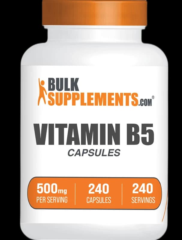 BulkSupplements Gélules de vitamine B5
