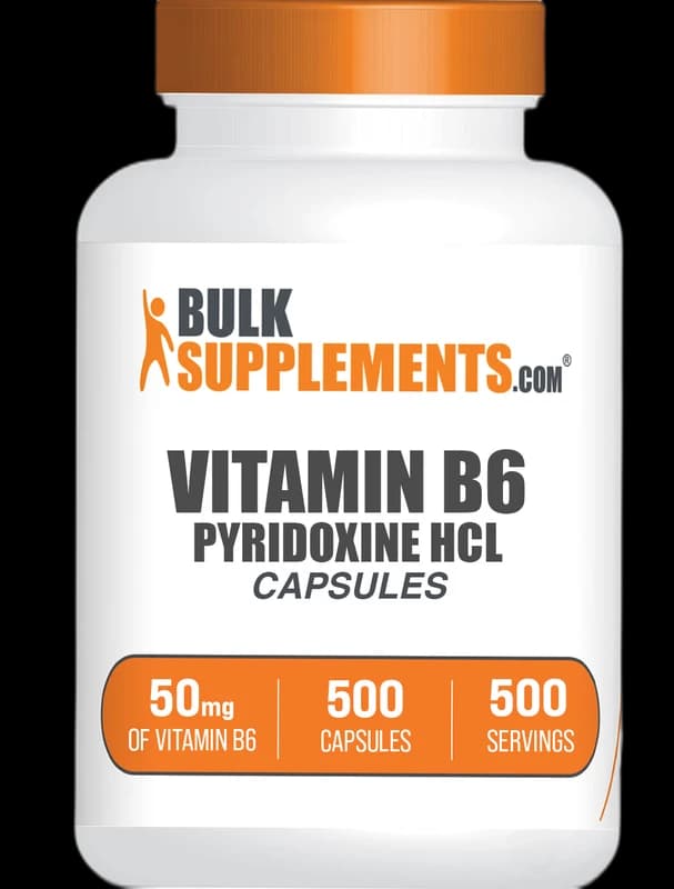 BulkSupplements Capsules pyridoxine HCl (B6)