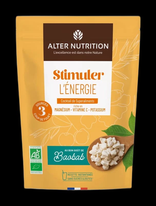 Alter Nutrition Cocktail Bio de super aliments Spécial Vitalité et anti-fatigue