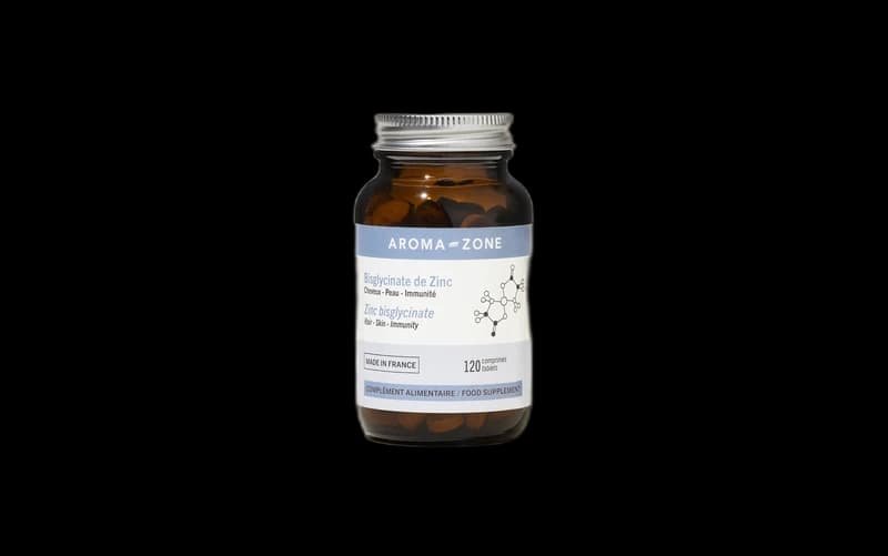 Aroma-Zone Bisglycinate de Zinc 120 comprimés