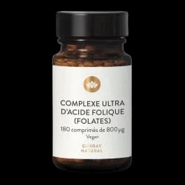 Sunday Natural Acide folique (folate) Complexe Ultra