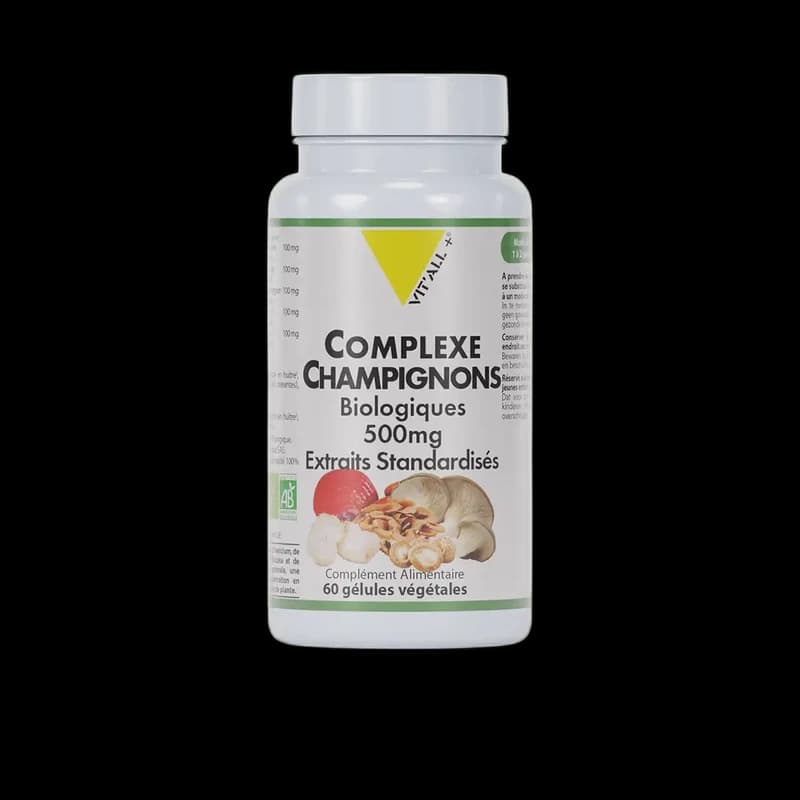 VIT'ALL+ COMPLEXE CHAMPIGNONS BIO* 500mg