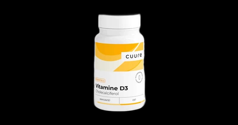 Cuure Vitamine D3 cholécalciférol 180 gélules