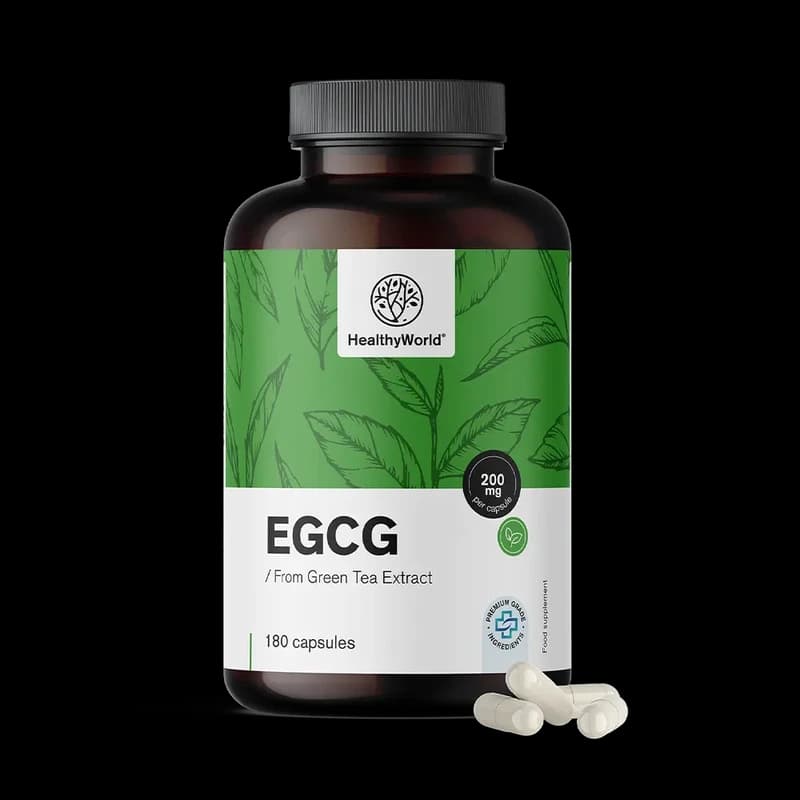 HealthyWorld EGCG extrait thé vert 200mg EGCG