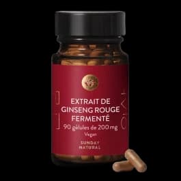 Sunday Natural Ginseng rouge fermenté 200mg