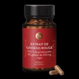 Sunday Natural Extrait ginseng rouge 205mg