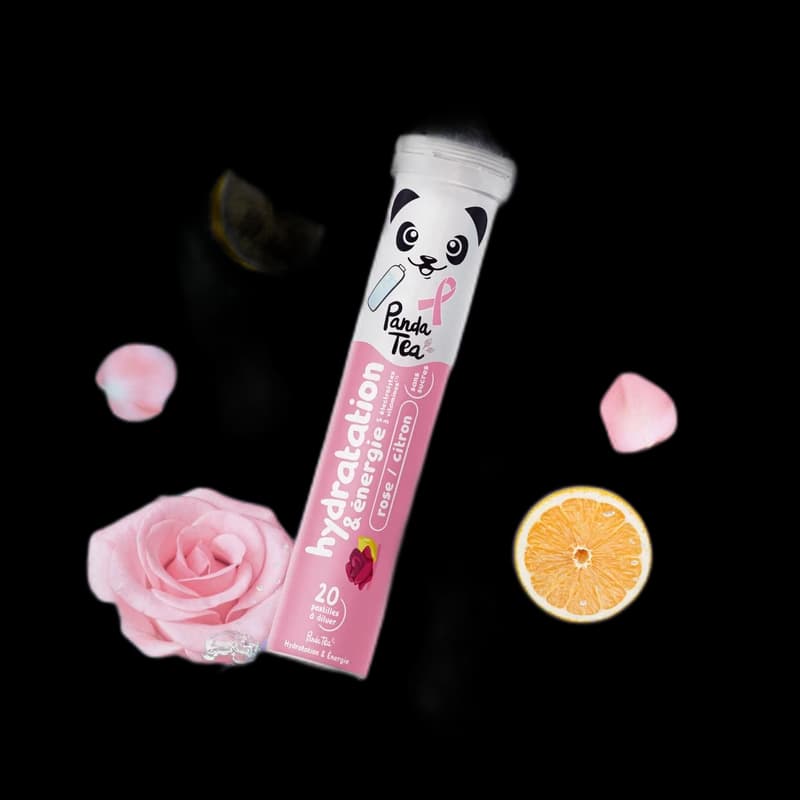 Panda Tea Pastilles Hydratation & Énergie - Octobre Rose
