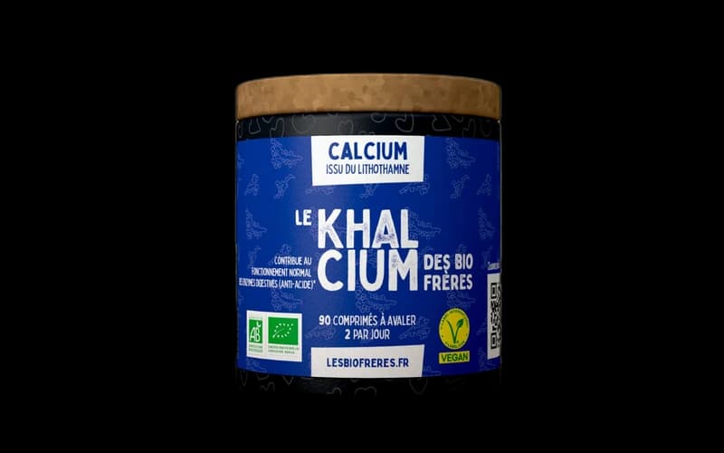 Les Bio Frères Khalcium - Calcium vegan d'origine naturelle