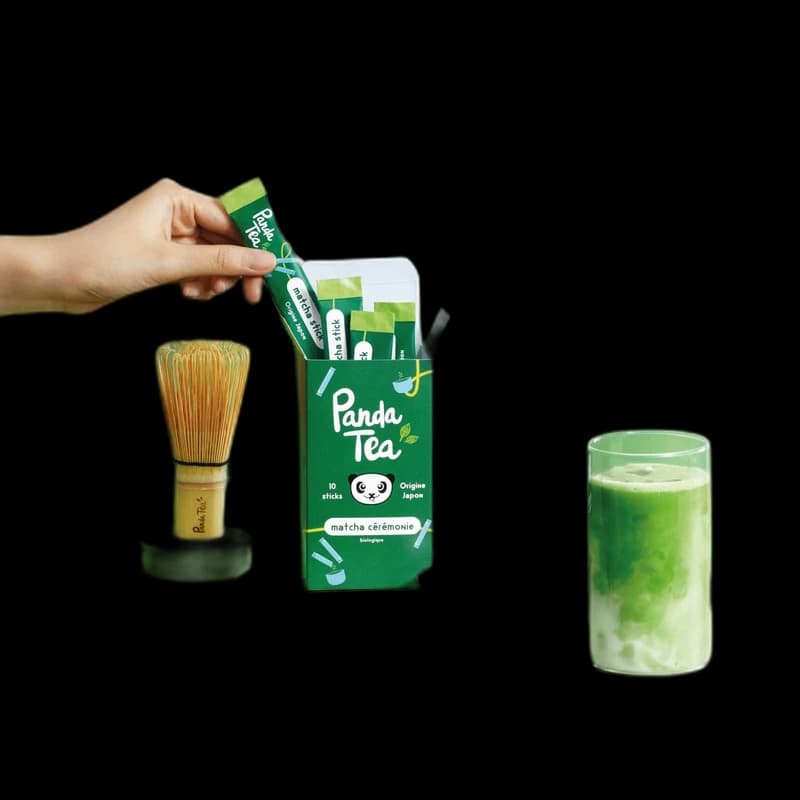 Panda Tea Thé Matcha Cérémonie Bio en Sticks