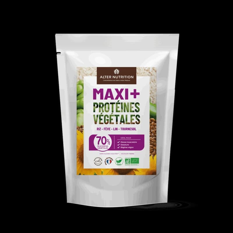 Alter Nutrition Maxi + Protéines végétales Bio