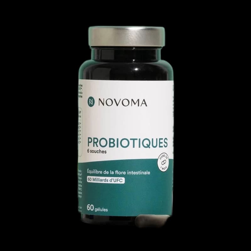Novoma Probiotiques 60 Mds 6 souches