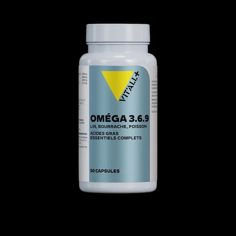 VIT'ALL+ OMEGA 3.6.9 (Huiles de bourrache, lin, poisson)
