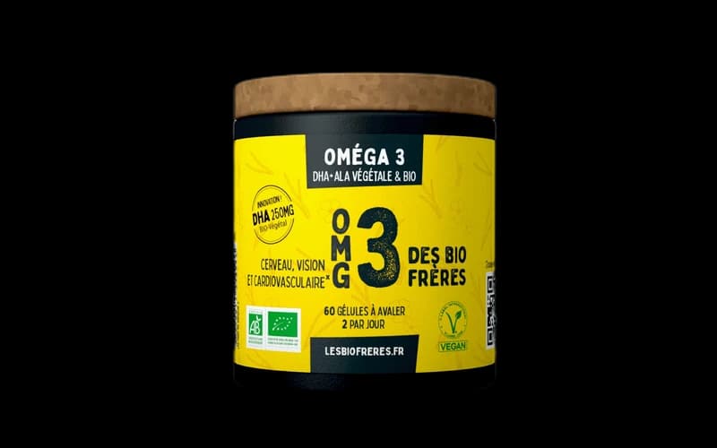 Les Bio Frères OMG3 - Oméga 3 vegan