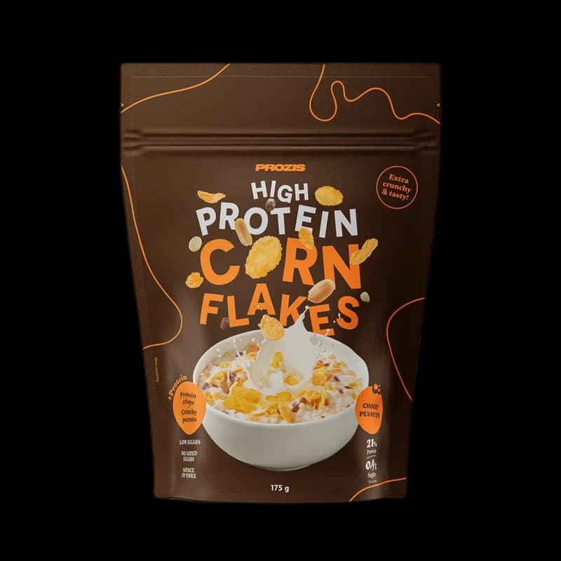 Prozis Pétales de Maïs Protéinés - Chocolat-Cacahouète 175 g