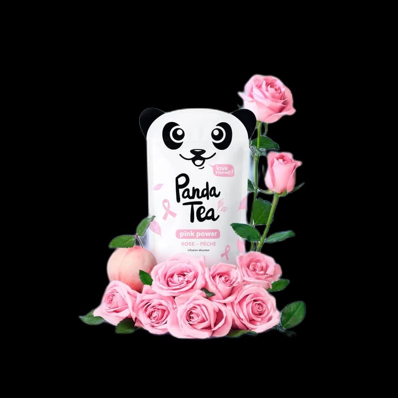 Panda Tea Pink Power - Octobre Rose