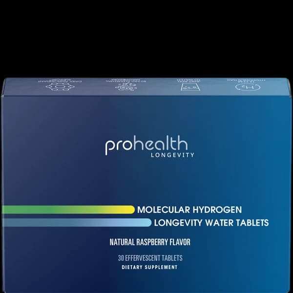 ProHealth Molecular Hydrogen Longevity Water Tablets (Raspberry, 30 tablets)