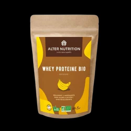 Alter Nutrition Protéine de whey bio banane