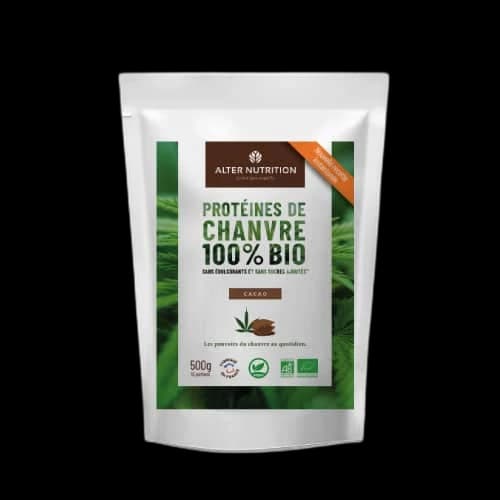 Alter Nutrition Protéines de chanvre bio cacao