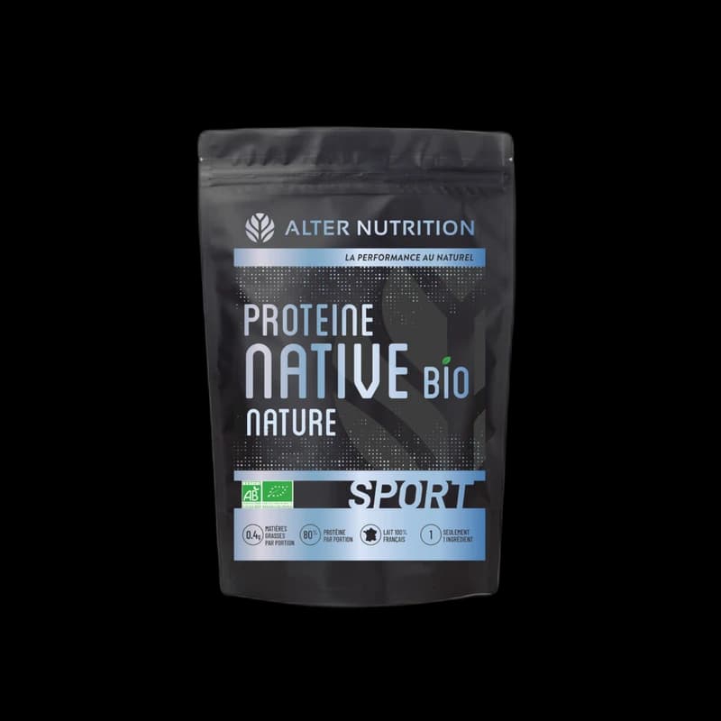 Alter Nutrition Protéines natives bio origine France