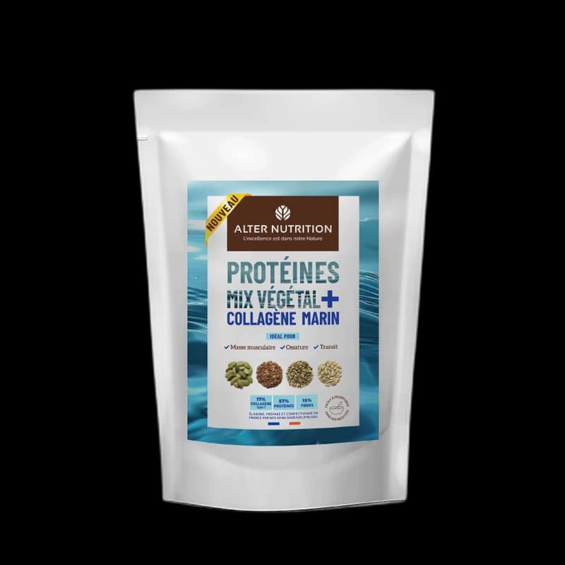 Alter Nutrition Protéines végétales et collagène marin