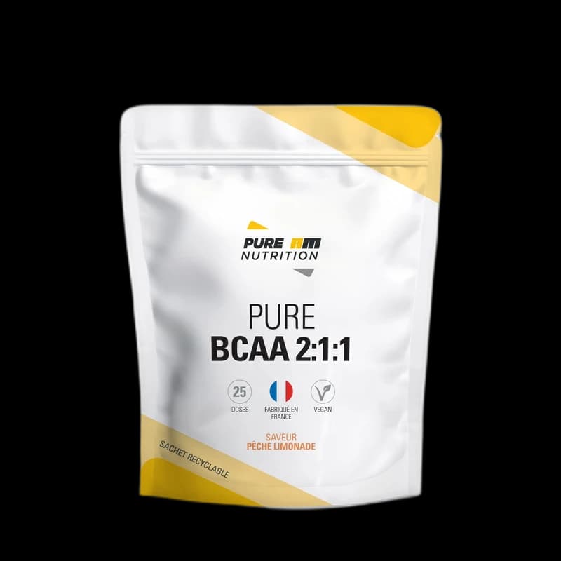 AM Nutrition PURE BCAA 2:1:1 poudre Thé pêche