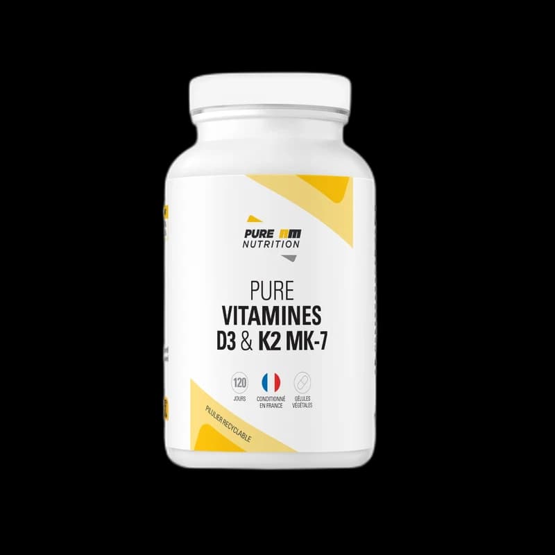 AM Nutrition PURE Vitamines D3 + K2 MK-7