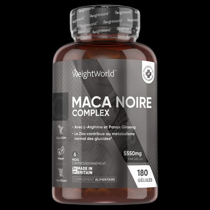 WeightWorld Maca Noire 5550 mg