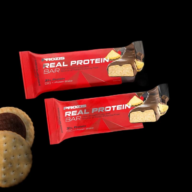 Prozis Real Protein Bar - Choco-filled Cookie x 2