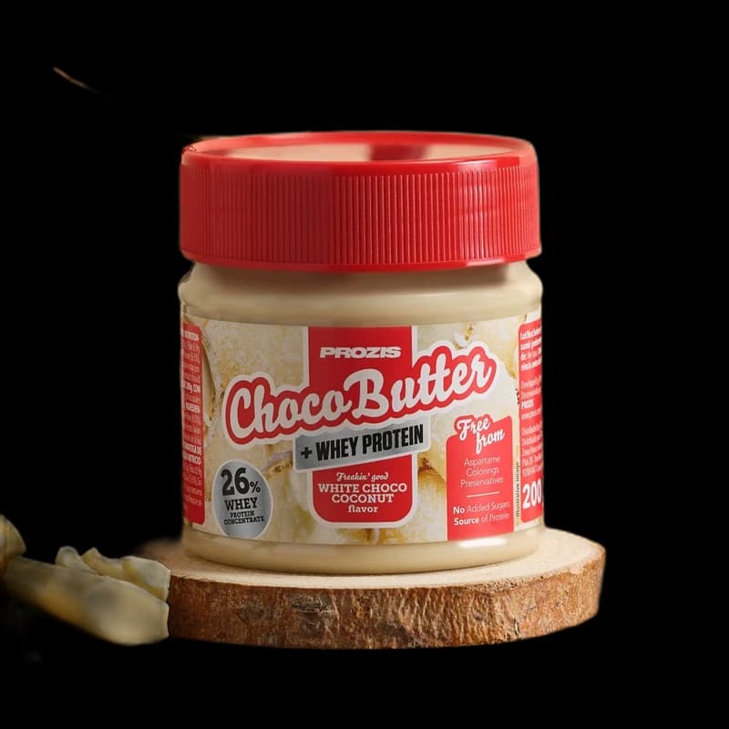Prozis Whey Choco Butter 200 g - Chocolat Blanc-Noix de Coco