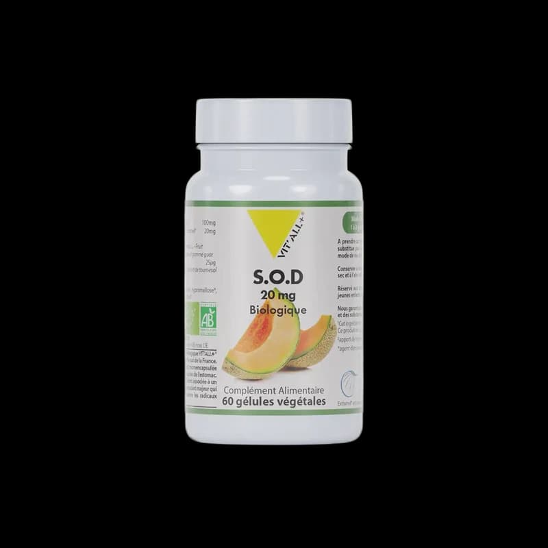 VIT'ALL+ S.O.D VÉGÉTALE BIO* 20mg