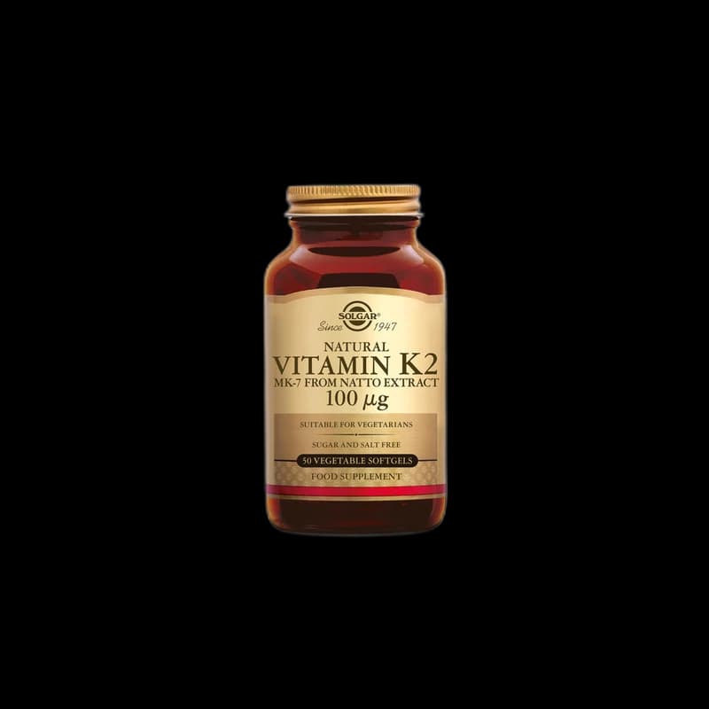 Solgar Vitamine K2 MK7 100µg 50 gélules végétales