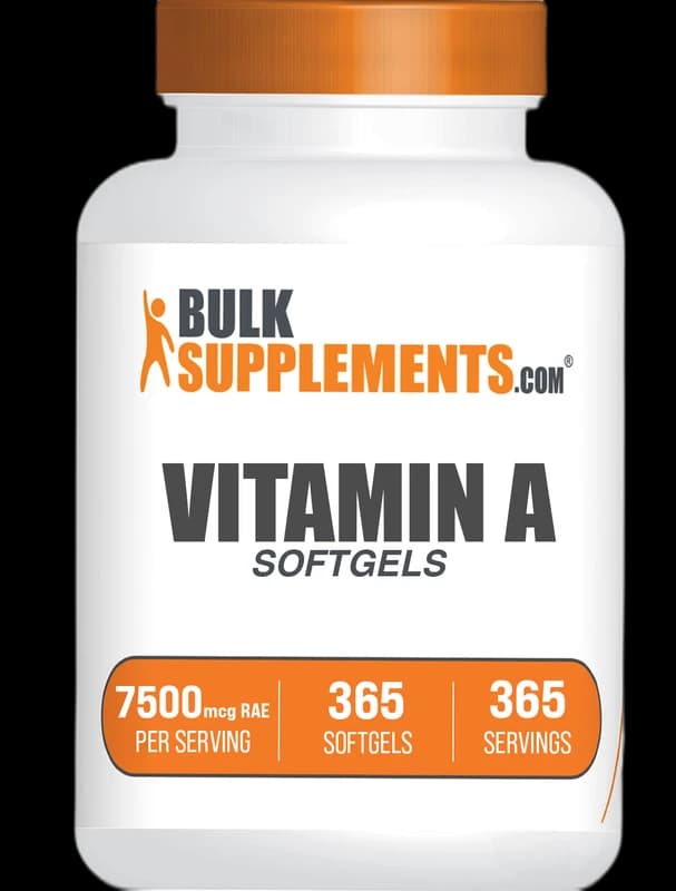 BulkSupplements Vitamine A 25000 UI