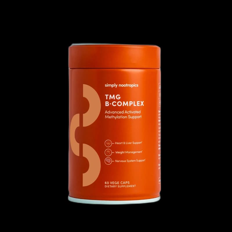 Simply Nootropics TMG + B-Complex Capsules