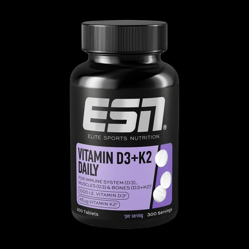 ESN Vitamin D3+K2 Daily 300 capsules