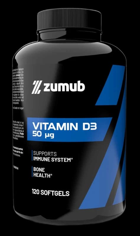 Zumub Vitamine D-3 50 µg 120 gélules