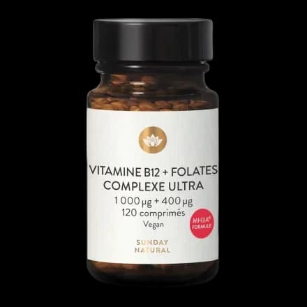 Sunday Natural Vitamine B12 MH3A + folates