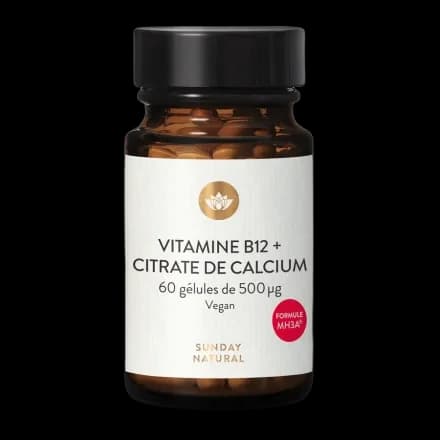 Sunday Natural Vitamine B12 MHA + Calcium 500 µg