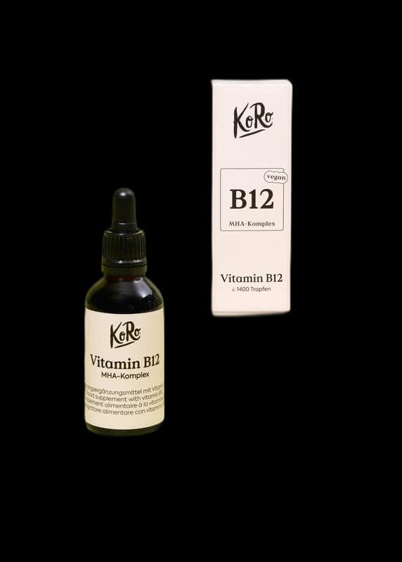 KoRo Vitamine B12 en gouttes (3 formes actives)