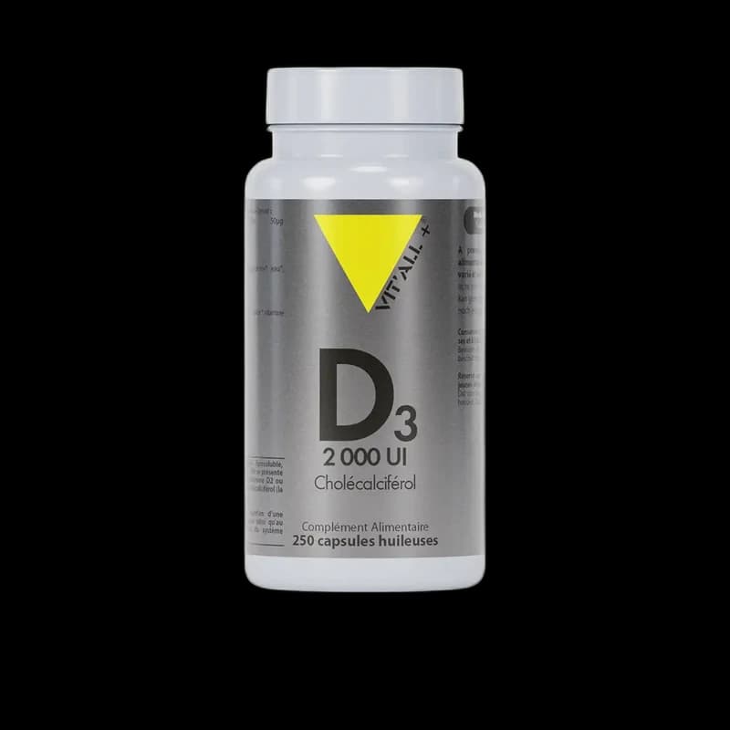 VIT'ALL+ VITAMINE D3 – 2000 UI Cholécalciférol 50 mcg